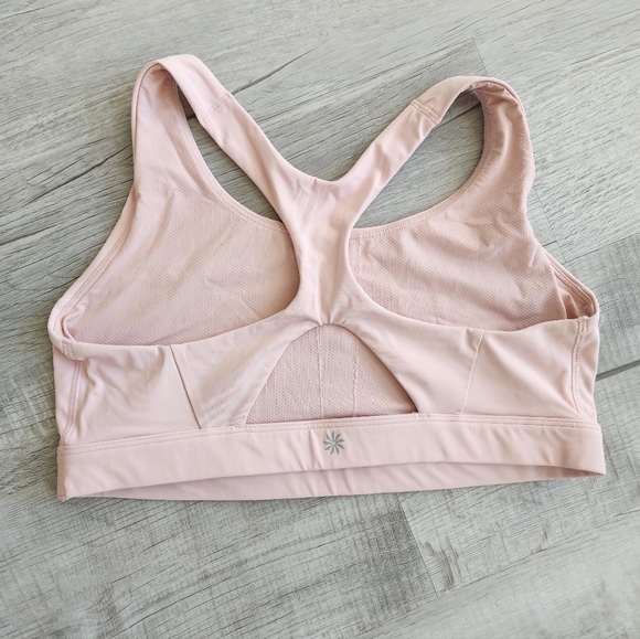 Athleta Pink Sport bra size L - Picture 4 of 9